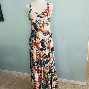 C&C California floral maxi dress